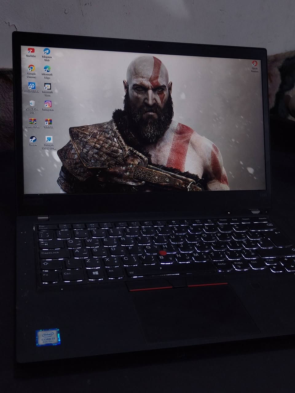 Lenovo thinkpad T490
المعالج-intel core i7 Gen 8
كارت الشاشه-intel( UHD ) Graphics 620
الرام-8GB سرعه 2667 ميغا هرتز
الهارد- 238GB_SSD
كيبورد-عربي+انگليزي
-بصمه اصبع
حجم الشاشه-14انج
 

السعر-350 الف +جنطه +ماوس+شاحنه هديه💙
يوجد توصيل لكل المحافضات للاحجز التواصل واتساب
***********
