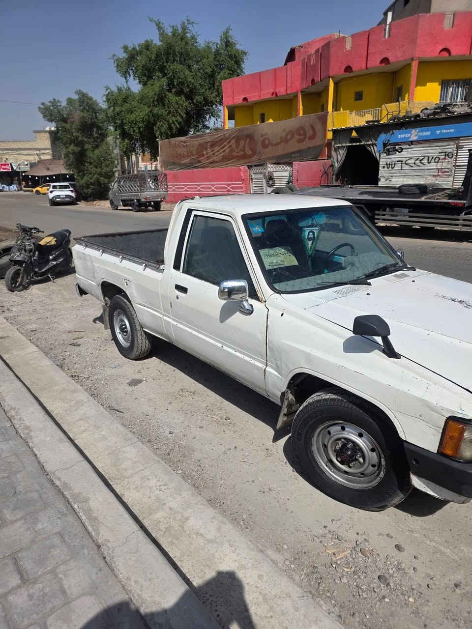 سلام عليكم بيكم موديل ٨٥ بلادي سيارة محرك كير  شاصي  مكفولات تحويل  ومشروع وطني مكاني بغداد وسعرها 38 بيها  مجال *********** اتصال
