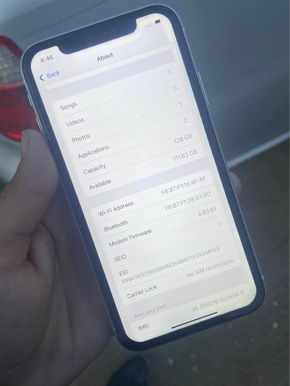 Iphon 11

128گێگا

شاشەی گۆراوە 

فەیسی مەزبووت

پاتری 85

1سیم ئیسم 

شازی کامێرا

نرخ145 هەزار قوفل

سلمانی السليمانية, العراق


**إذا كنت صاحب هذا الإعلان وتريد حذفه لأي سبب، رجاءا أرسل رسالة إلى الدعم الفني**