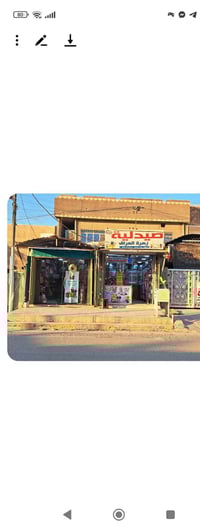 محل للايجار بسعر ١٧٥ بحي الجهاد الملحانيه يحتوي ع رفوف وجام خانه وكهرب...