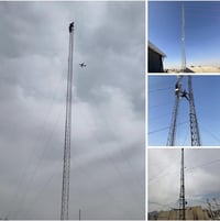 تحيه طيبه لجميع الاخوه كادر✨A✨لنصب وصيانه جميع انواع الابراج كامرات ان...