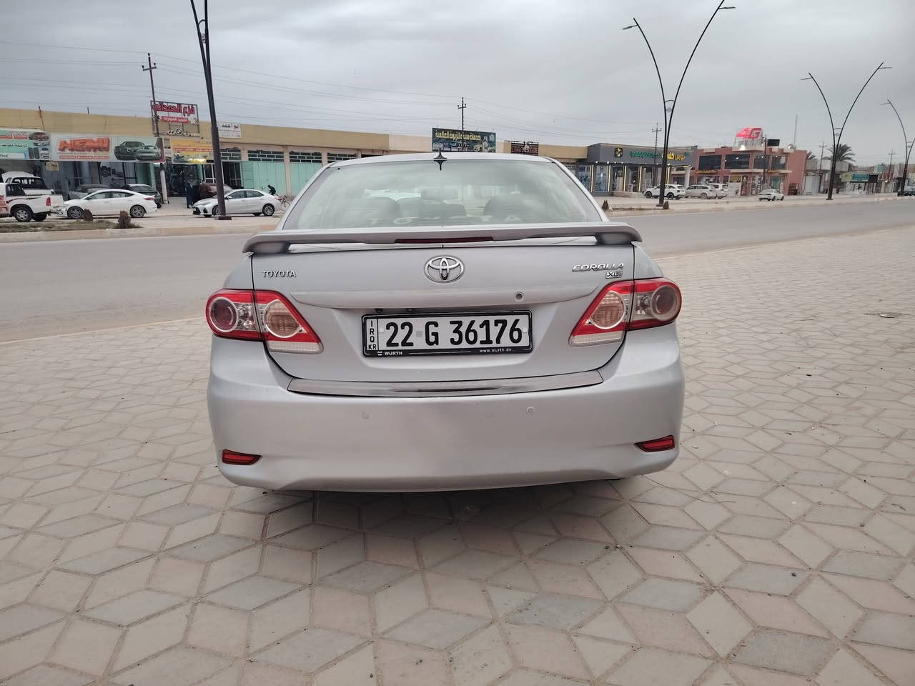 السلام عليكم
كورلا 2012 خليجي كلين مكفوله 
محرك 1600 
اربيل بأسمي 
سعر 128 بيها مجال 
مكاني تكريت 
***********
