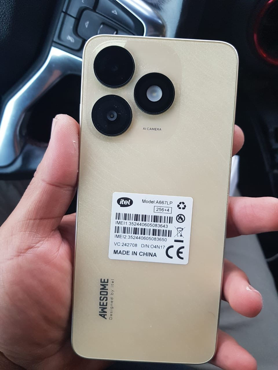 تلفون جديد.  استعمال اسبوع كامل بعده بجيس  سعره ١٢٠  تلفون A50
الرقم /***********
