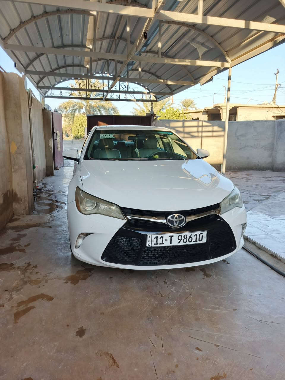 السلام عليكم 👋
للبيع او مراوس ب كامري(2008 _2011) 

 كامري 2017 Se وارد أمريكي 
بدون ضرر (كلين👍) 
مواصفات :
مقاعد جلد 
مقعد السائق كهرباء 
شفتات ستيرن 
شاشه 
كامره خلفيه
وبعد مواصفات معروف 
السياره حلوه ما تصرف عليها دينار صدر وتايرات كفاله
والسياره مالة بيت وأحلى من الصور 
مكان السياره : صلاح الدين_بيجي_قرية البعيجي 
السعر :اتصل على الرقم (***********)
