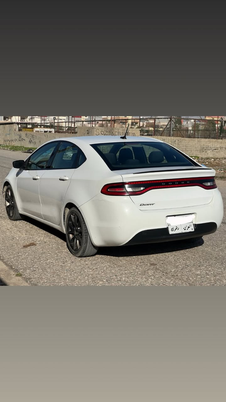 سياره دوج دارتى
‏‎موديل 2016
 مه كينه/2.0 جديد
سپورتى
شاشه ئايپاد
كاميره
گێر ئوتوماتيك و عادى 6 نمره
 لايت زينو
غرامه ‎ 1265000
‏‎صبغ / جاملاغ سايقى يي بيشيى 
‏‎و هه ردووك ده ركه هى سايق  و يي بشت سايقى تبديل شركه 
‏‎سعر / 97 وه ره قه
‏‎عنوان / زاخو
‏‎ت/***********
