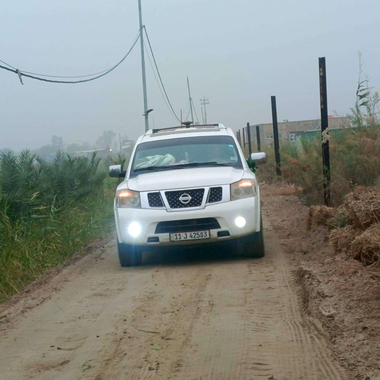 سلام عليكم نيسان ارماده للبيع موديل 12 خليجي LEفول مواصفات نضيفه حادثها خفيف مثل ماموضح بل صوره سنويه ورقام جدد الاستفسار***********
