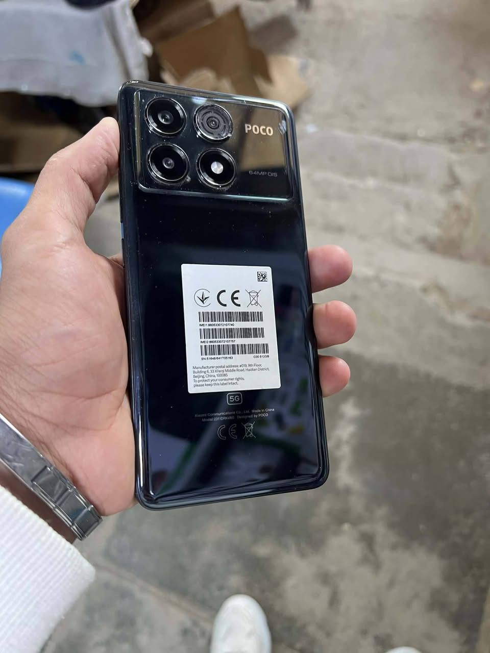 السلام عليكم جهاز للبيع بوكو X6pro 5g ذاكره 512 معالج دامن ستي 8300 120 فريم ببجي جهاز مواصفات فلاكشب جهاز حلو ونضيف بي سواد  بل شاشه حيل زغير ما مآثر عل لمس نهائن المكان بغداد العبيدي حي رئاسة السعر 225وبي مجال قليل ويرهم مراوس ***********
