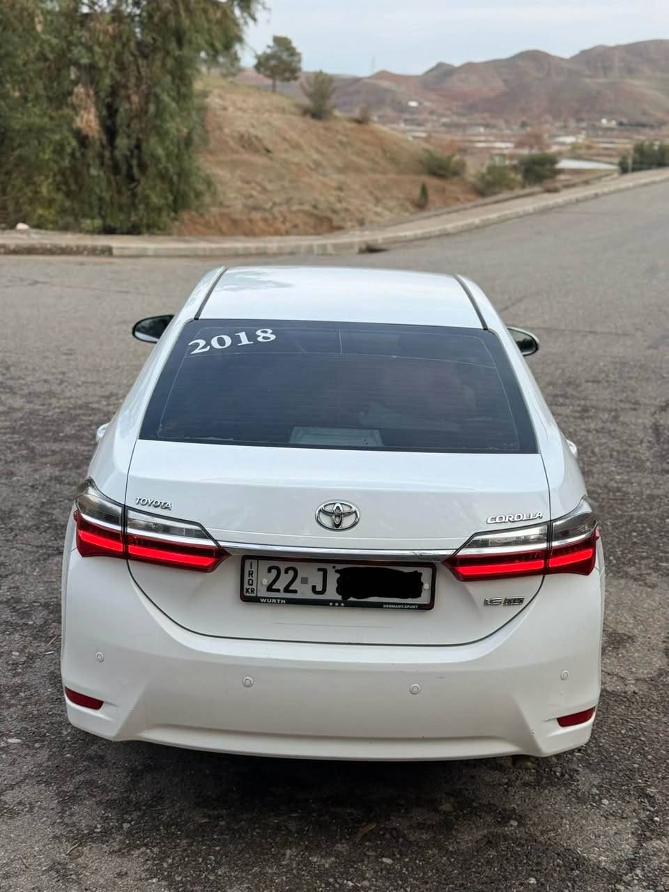 كرۆلا ٢٠١٨ 
مه‌كینه‌ ١٦
دوو پارچەی هەیە‌‌ بێ ناو گرتن 
یه‌ك دینار مه‌سره‌فی تێ دا نیه‌ سه‌یاره‌كه‌ مالی دۆسته‌ 
سه‌نه‌وی نوێیه‌ جوار تایه‌ی تازه‌ گۆردراوە‌ ڕۆنی گێر و مەکینەی تازەیە سەیارەکە جاهیزە بێ نوقسانیە نرخی ١٣٥ گەڵا و مامەڵە
0771 425 2363
0751 017 6351 كويسينجاك, أربيل
