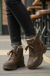 بوت جلد نسائي السعر 9000 الف  القياسات 37/38/39/40/41 توصيل لجميع محاف...