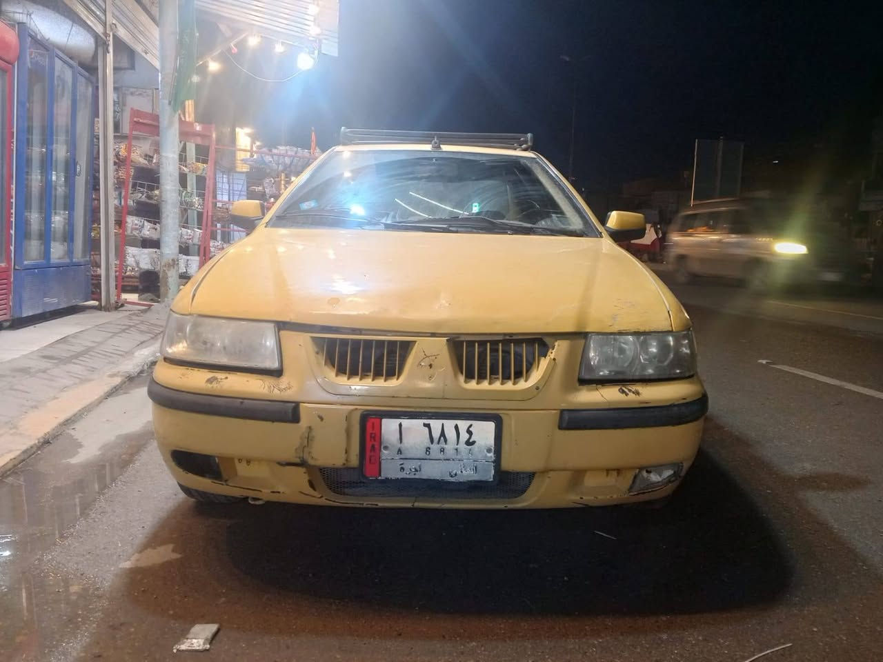 سيارة سمند موديل2010 كير ومكينه خير من الله رقم مشروع وطني رايدها ٢٨ وبيها مجال حك الجيه مكاني بغداد حي اور رقمي ***********
