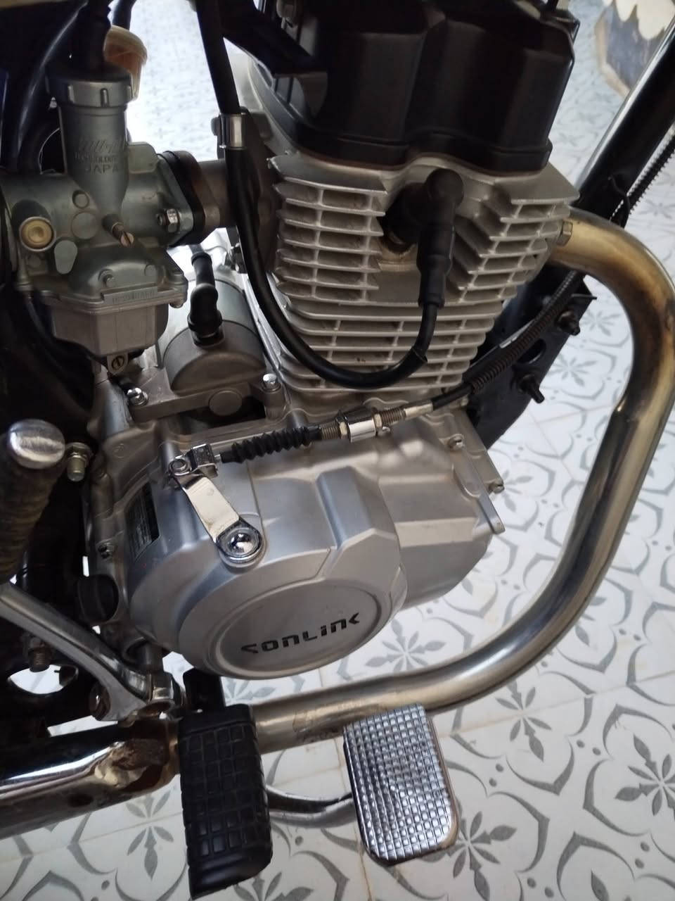 سلام عليكم دراجه للبيع موديل 2024 محرك 200 ضاغطه زنجيل السعر اتصل ***********
