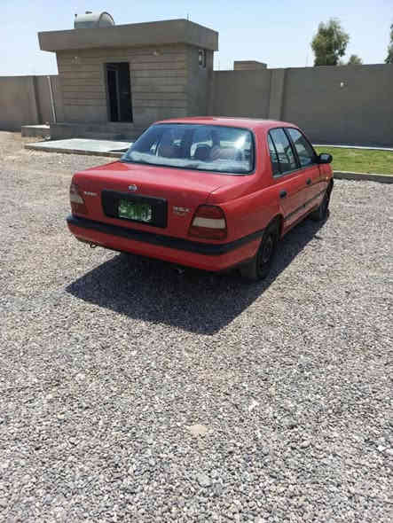 السلام عليكم نيسان صني موديل 1993 للبيع كير محرك شرط تايرات نص عمر كهربائيات وضع شركة تدفأ تبريد شغالة جوم كهرب بدون صبغ رقم نينوى إنكليزي جديد سنوية ل 2030 بسمي شرط التحويل 
السعر 38 وبيها مجال قليل حيل ***********
