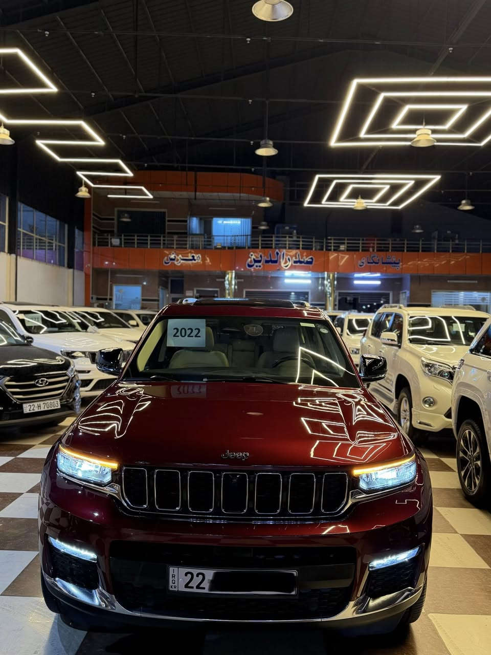 JeeP Limited Plus 2022
وكالة هارلم فول مواصفات 

عداد المسافات: 77000mi

المواصفات: فول مواصفات ١/١ 

5كامرات (360درجة)
بردات جانبية بلادية
6سلندر (3.6)
بصمة
رادار امامي وخلفي وجانبي
بانوراما
كراسي جلد 
كراسي كهرباء
كراسي تدفئة-تبريد
كراسي خزن(ميموري)
تشغيل عن بعد
#شاشة كبيرة
#نظام_خرائط(نظام ملاحة)_Navigatio
#نظام_زاوية_التوجيه
شاشة عرض الاعطال
صندوك كهرباء 
استيرن كهرباء
استيرن تدفئة
شفتات كير بالاستيرن
نظام إطفاء المحرك فقط عند الوقوف واعادة تشغيل المحرك عند المشي AUTO START
نظام تزحلق
فور ويل
متعدد أنظمة القيادة (ثلجي, رمالي,طيني,صخري)
دبل كير(عادي+اوتوماتيك)
ناقل حركة ٨ نمر
نظام سبورت 
نضام اقتصادي ECO
دبل حساس(امامي+خلفي)
مري كهرباء (شفط) AUTO
#مري_قلاب
#مري_جانبي_تدفئة
#مرايا_جانبية_حساسة_للضباب_تعمل_تلقائياً وبعد هواية مواصفات ماتنذكر…

سيارة كفالة عامة جديدة

المكان اربيل للاستفسار :
***********
***********

