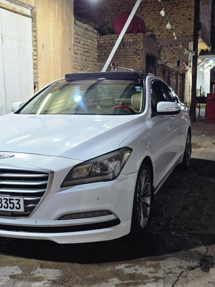 جنسس موديل 15 خليجي  رقم ربيل سياره جاهزه ونضيفه العماره مكلف بالنشر *********** السعر 180 وبيه مجال
