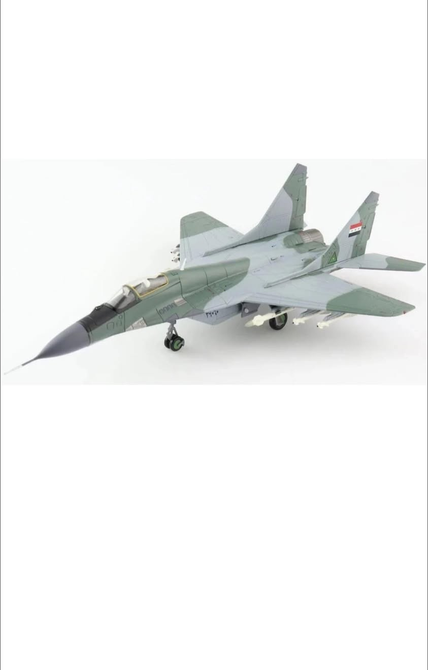 ميغ29🇮🇶 انتاج هوبي ماستر 
حجم 1/72
سعر250 الف
MIG-29A Fulcrum Tornado Killer, F. A. Iraqi 1990-91, 1:72 Hobby Master


**إذا كنت صاحب هذا الإعلان وتريد حذفه لأي سبب، رجاءا أرسل رسالة إلى الدعم الفني**