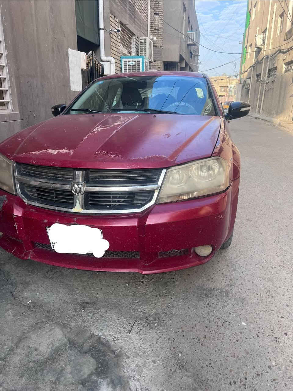 للبيع افنجر 2008 محرك 2400 
حادثها باب وجاملغ صفحة سايق 
لغود وشواصي وتكم وقمارة بدون اي تصليح 
بيهة مكانات جارد الكلير مالتها 
محرك وكير وصد امامي خلفي جديد 
منظومة تبريد مشدودة جديدة كاملة 
رقم بغداد سنوية لل27 رقم الماني 
سعرها 57  وبيها مجال للشراي 
***********
