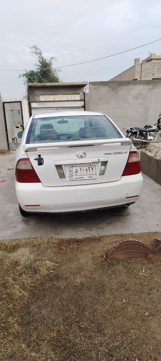 سلام عليكم كورلا بكاجيو 
موديل 2007
رقم بغداد ألماني شرعي بيجي
محرك 1800 خليجي 
صبغ قطعتين بدون دوخل جاملغ خلفي ع باب خلفي 
سياره محرك كير صدر تخم تايرات جديد تبريد ثلج 
مراوس حسب القناعه اتصال 
***********
السعر 97مكان بيجي المزرعه
