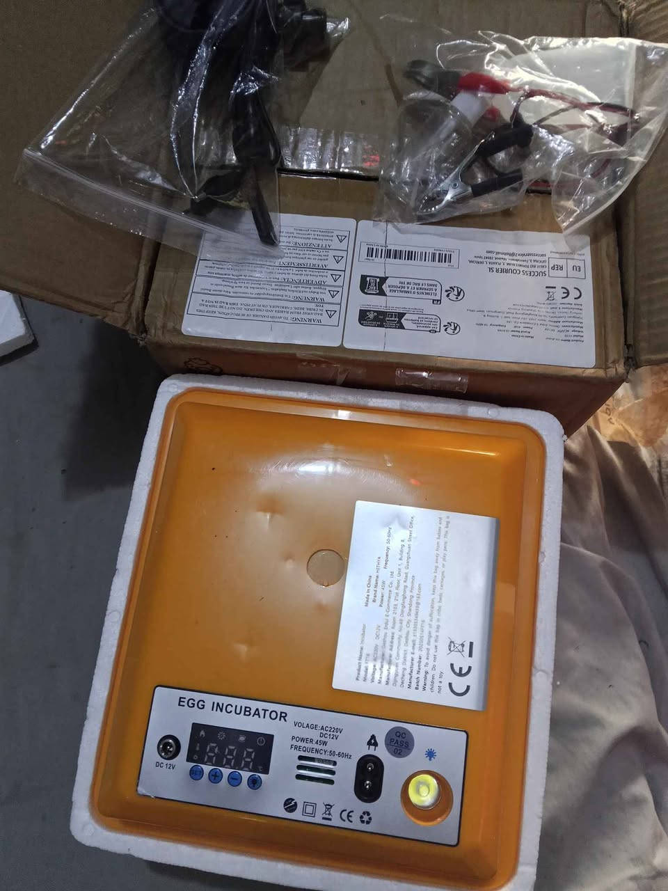 فقاسه للبيع بكارتونها فول تماتيك.. تقليب. حراره. رطوبه مكاني بالعماره سعه 22بيضه
سعر 55الف
كامل ملحقاتها وياها تشتغل ع باتري مكاني بالعماره Singapore


**إذا كنت صاحب هذا الإعلان وتريد حذفه لأي سبب، رجاءا أرسل رسالة إلى الدعم الفني**