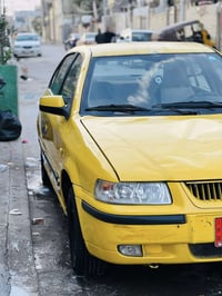 سمند 2009ليوموني رقم بغداد دولي جديد  هيئة غرامه مصفره السياره  مكينة ...