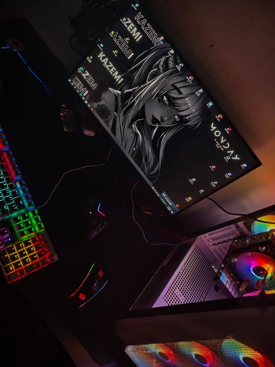 السلام عليكم pc مع شاشه مع UPS للبيع مواصفات ال pc :
- Intel Core i5 10th Gen
- NVIDIA RTX 3050 8GB
- RAM 16GB DDR4
- SSD 512GB
- الشاشة 2K بدقة QHD وتردد 144Hz
الpc نظيف ويعمل بكفاءة عالية، قوي  للألعاب والبرامج المختلفة، ويشغل الألعاب الحديثة والمحاكي بسلاسة، ويصلح أيضاً للدراسة. 
- أونلاين UPS
- ماوس وكيبورد هديه 
💰 السعر: (1200) وبي مجال للشرايه فقط 
- عنواني بغداد / الشعب رقمي *********** واتساب فقط
#الي مو شراي لايدخل رجاءً ولايتفلسف ويكسر بحلال الناس
