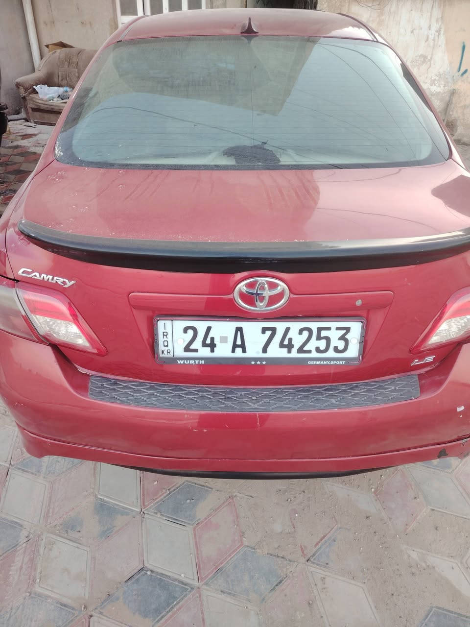 السياره مصبوغه عام بدون معجون وعظمه بلاديه التكم سليمه وع وضع الشركه ضربته التكمه السكن وبيه داخل  يعني تكمه وحده فقط متضرره مكينه ٢٤٠٠ مال كصه
مكان السياره تكريت
السعر ٨٥$
وتساب ***********
