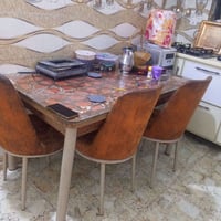 ميز طعام • ٦ كراسي • نهايت حي اور