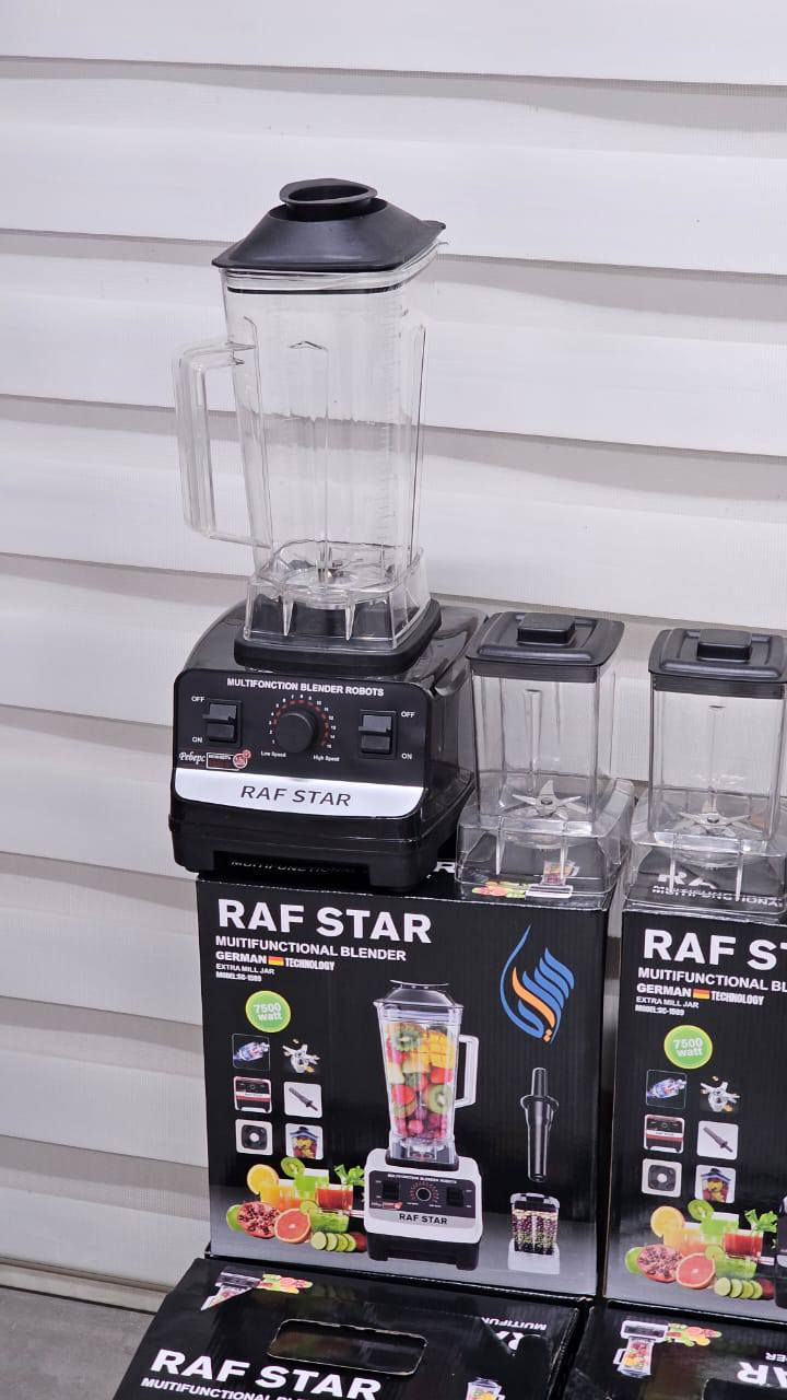 عرض خاص وكمية محدودة خلاط صناعي معه طاحونة اصلي شرط ماركة راف ستار شرط ملف نحاس دولكة ضد الكسر بيع فقط جملة بيع كميات تعبئه الكارتون 6 قطع سعر الكارتون 80 الف سعر القطعة يطلع عليك 13,333 دينار 
للتواصل واتساب/***********
قناة تلي جرام/https://t.me/AAppaaw
