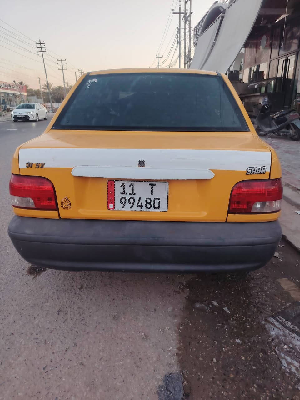 سايبا اللبيع مديل 2020
سياره بيه صبغ جاملغ المامي غرض شخوط
كير خير من الله مكينه بيه دخان قليل يكلولي السك ولفات
حداديه تخم تاير كله جديد
تبريد غرف كله جديد
سياره بسمي مصفره هياه وغرامات سنويه الحد 31
مكاني كربلاء السعر 46 حي سلام السفسار ع خط
ما جاوب ع فيس ولا ماسنحر 
***********
