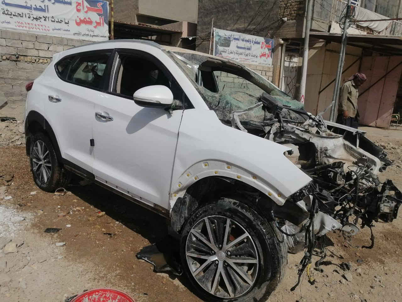 للبيع على حادثها 
مال مستعجل. 
توسان 17خليجي 💥
مكفوله غير هاذه الحادث ما بيها 100/100
رقم بابل انكليزي

للتواصل ***********

