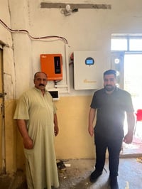 منظومة شمسية • لواح ٦٣٠ واط • باتري ليثيوم