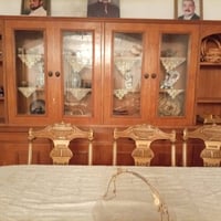 بوفيه صاج شغل درجه اولى للبيع عباره عن قطعتين منفصل طابق الأرضي برهم م...