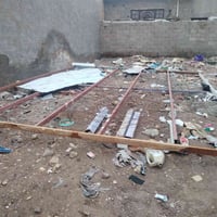 هيكل قمريه • ٦×٥م • حديد مشكل