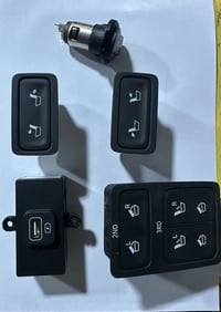 تحكم مقاعد خلفية يمين يسار هونداي باليسايد كاليگرافي مع حاضنة كاسات خل...