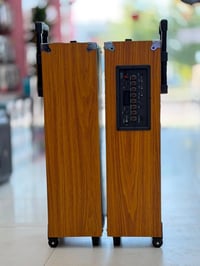 مكبر صوت • خشبي • بلوتوث USB