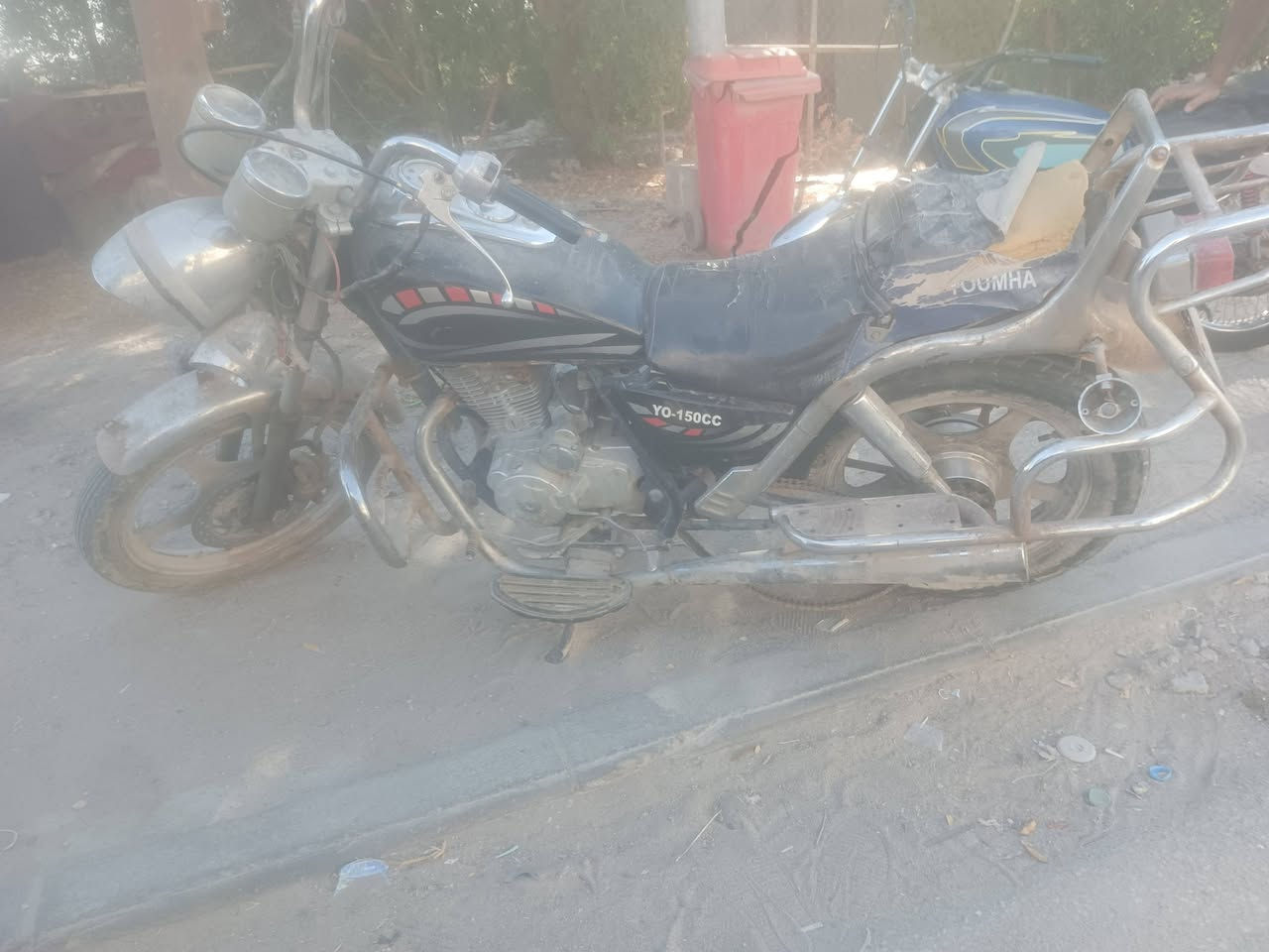 دراجه محرك جديد بس متروكه رايده 270 بيه مجال  مكاني نجف *********** حتلو مراوس بستوته  اطي فرق بسيط
