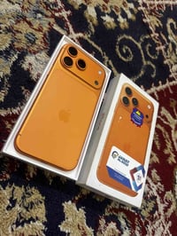 17 برو ماكس 256 بطاريه 100 مشحون 50 برتقالي سيمكارت za بيع او مراوس ال...