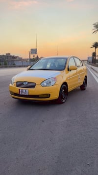 اكسنت ٢٠٠٩ خليجي بيها طخه بالداير مال جاملغ الخلفي مكينه كير تبريد صدر...
