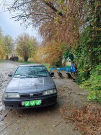 نيسان بريميرا حجم 16 موديل 91 هزه جديده رقم دولي سنويه ل 28 تدفئه تبري...