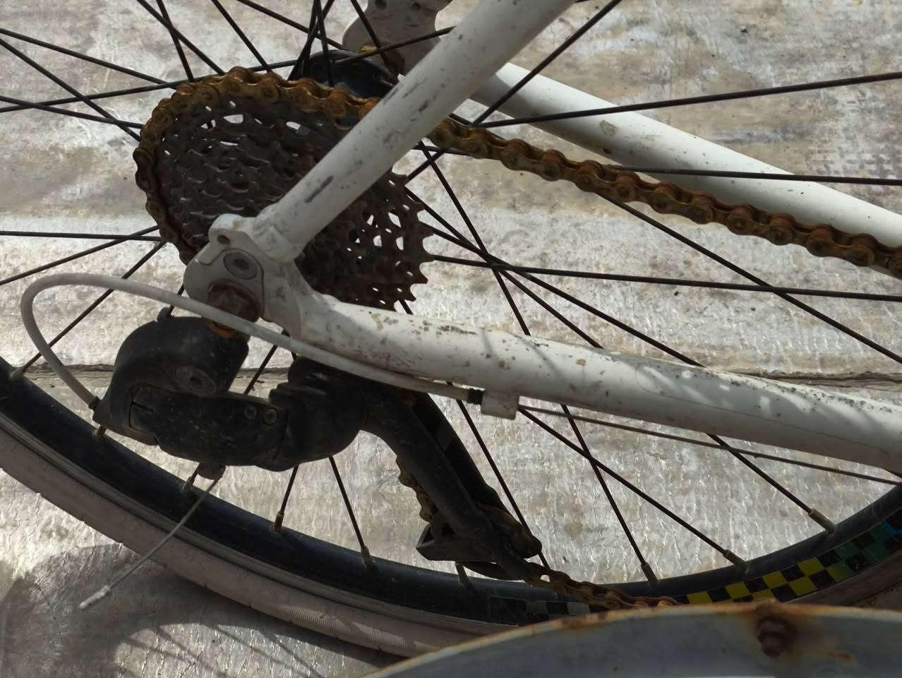 للبيع
نوع الباسكل نوع Trek FX 1 أصلية (أمريكية)
 كير سبع سرعات
  شغال تيراته يرادلهن هوة وليده مال بايدان طاكه 
 السعر 100 وبي مجال 
 عنوان كوفه 
 ‏‪0787 086 1204‬‏ واتساب
