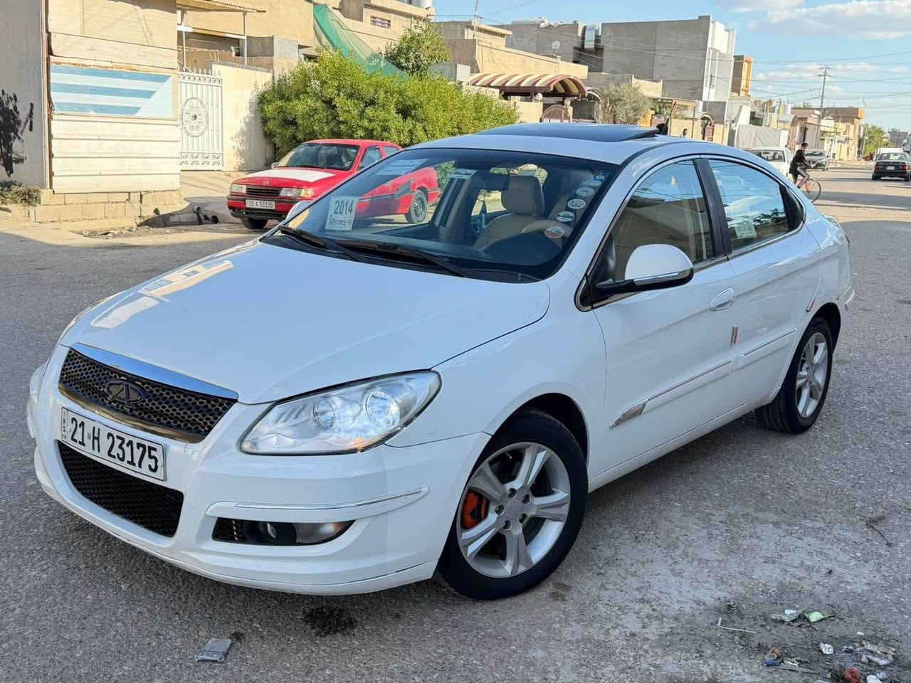 ‎للبيع فقط❗️❗️❗️شيري A3 فول مواصفات قبات   موديل ٢٠١٤
 ‏‎رقم سليمانيه   ابشرط تحويل    ثاني يوم   او وكاله هزه براد  ورقم وسنويه كل  جديد  لحد 2028 //
ملاحضة سياره كفاله عامه بدون قطرة صبغ او تعديل   او ملاحضات كلها على وضع شركه وبلاد  ورقة فحص سونار مالها موجود وي منشور جديد مسوي هم 
سياره ترايها مال زيرو كلش جديده 

🔺وضعيات كير/ اوتوماتيك وعادي وسبورت 
‏‎🔺كير ومحرك ابشرط بعده ع شركه   بدون صوت وصرف وبخار او نضوح 
ماشيه 90 الف كيلوا 
🔺تحكم ستيرن 
🔺حداديه سياره جديده مع تخم تايرات جديد قبل سبؤع شاده
‏‎🔺نظام ترحيب
‏‎🔺حساسات خلفيي
‏‎🔺حساس امامي
‏‎🔺️ اوتو لايت 
‏‎🔺المري كهرباء (ليست قلابة)
‏‎‏🔺حساس اطارات 
‏‎🔺كشنات جلد 
🔺رادار
🔺وياله كرؤم 
سلايت طكتين
تبريد شغال ثلج  من اخير سياره زيروه  ربع دينار مصرف مابي وسعرها 67 مكاني كركوك  قادسيه  2
فدوه اروحلك اقره كلشي يلا اتصل قسط مابيع مده مابيع مراوس ماريد فقط بيع سلم بلم 

*********** كركوك, العراق
