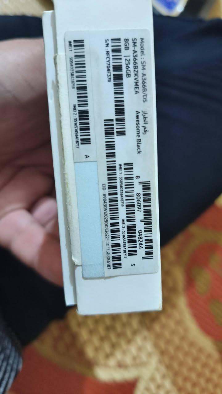 سامسونجA36 مستخدم سبوع فقط للاتصال ***********
