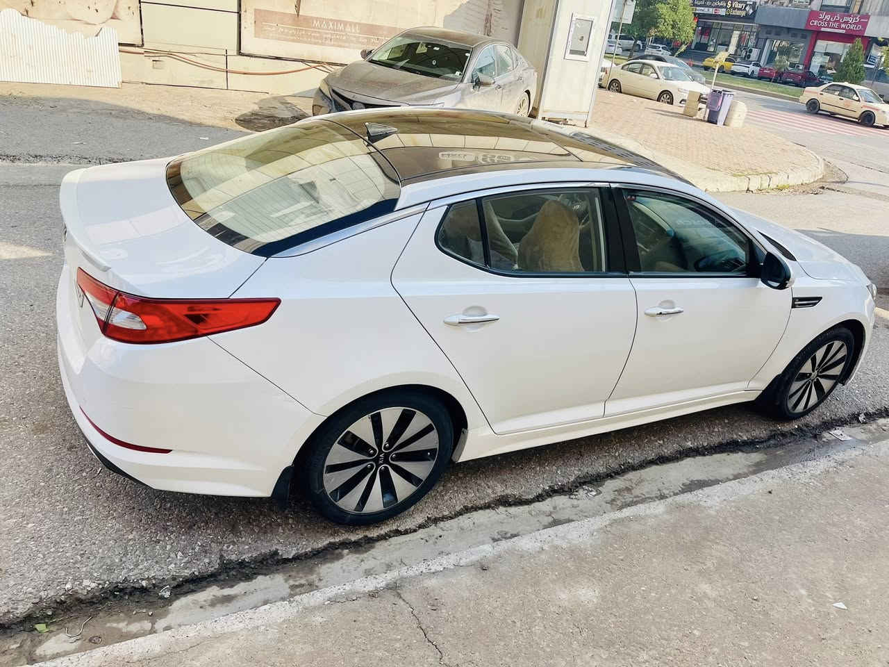 Kia optema 2013 خليجي فول مواصفات مكفوله بدون صبوغ سعر 145 عنوان اربيل 
***********

وتسأب
