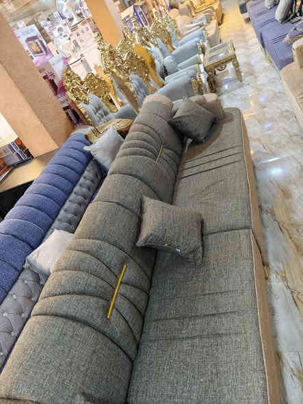 يعلن معرض الرائد للاثاث المنزلي
عن وصول وجبة دواوين درجه اوله 
7امتار 10مقاعد حرف L
خشب بلوك اسود وليس المضغوط 
سفنج 10سانتيم 
قماش خاولي وكتان وغيرها تفصال حسب الون 

يتوفر نقد واقصاط (بدون مقدمه) على الماستر كارد موضفين ومتقاعدين 
العنوان.
صلاح الدين بيجي سوق بيجي شارع المصرف القديم من جهة البانزين خانه الحكوميه 

***********((علي
