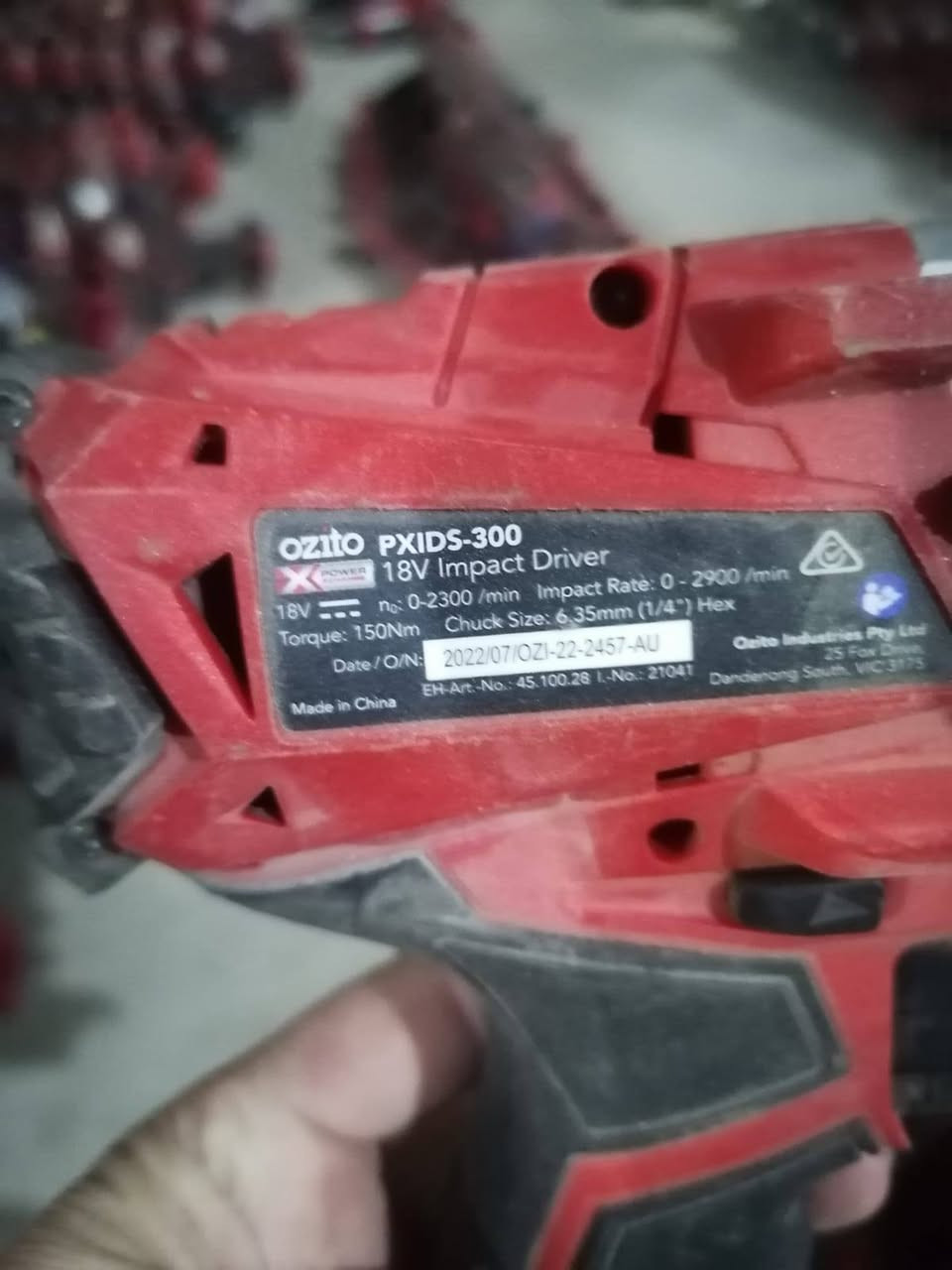 سلام علیکم دریل امباکت تاریخ 2022
65 الف قفل فارغ
دریل امباكت + شاحینة كبیر + بطاریة ٤امبر =110 الف
دریل امباکت + شاحینة + بطاریة ۲ امبر = 100 الف


**إذا كنت صاحب هذا الإعلان وتريد حذفه لأي سبب، رجاءا أرسل رسالة إلى الدعم الفني**