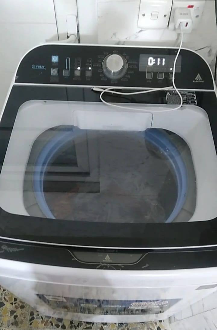 غساله فول اوتوماتيك 20 كيلو عائلي نوع الحافظ ضمان 5 سنوات بعده جديده على فحص سعر ٣٥٠ عنوان بغداد الشعب *********** متواجد وتساب وخاص
