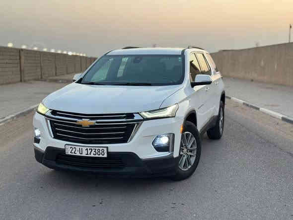 :ترافرس LT 

مرقم اربيل 

الضرر: ( صبغ جزء من البنيد فقط صور الحادث مرفقة )

•المواصفات :
▪️السيارة: شيفرولية ترافرس 
▪️الموديل: 2023 
▪️المحرك: 3.6L (ستة سلندر)  
▪️اوتو ستوب اطفاء ذاتي
▪️بصمات عدد 4 للأبواب  وتشغيل عن بعد
▪️رادار امامي مانع تصادم 
▪️حساسات خلفية اصل
▪️شاشة الدشبول كب قاصه
▪️تحكم فول كهرباء لكرسي السائق
▪️السيارة بنظام تبريد 3 قطع
▪️سايد بريك بصمه
▪️اشاير بالمرايا الجانبية +نقطه عمياء
▪️تحكم ستيرن جهتين بلوتوث وحاكية وكروس سرعة وتحكم صوت 
▪️نظام ABS مانع انزلاق+

▪️السيارة 7 راكب تلث قطع تبريد 
السعر:  27,300$ 

مكان السيارة بصرة 
للاستفسار الاتصال فقط ***********
