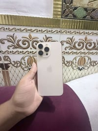 آيفون 16برو ماكس نضيف كلش 100/100 بطاريه 97كارتونه وياه وشاحنه جديد سع...