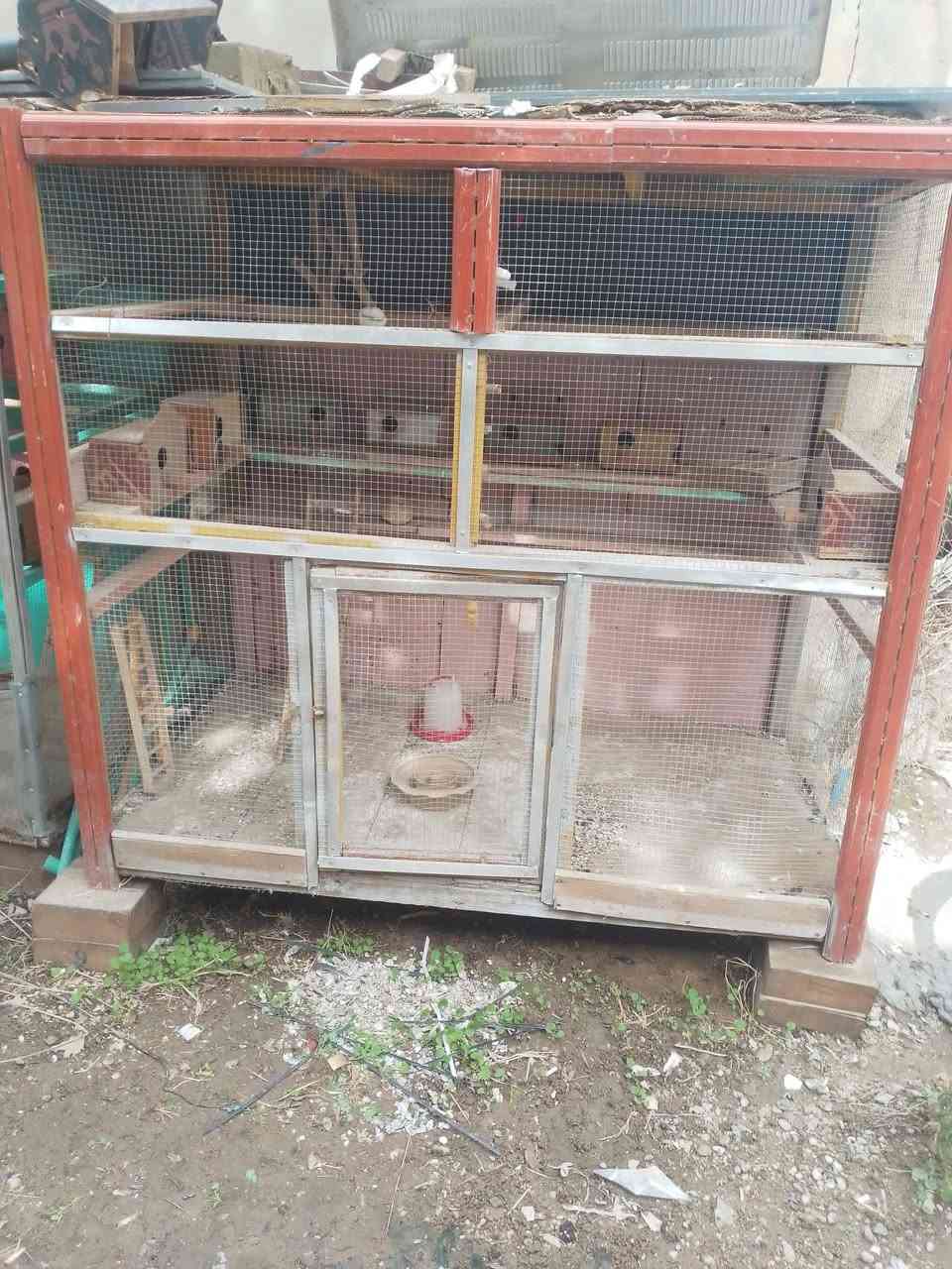 قفص للبيع طول 160ارتفاع150عرض متر حطاطه سعر 100وبي مجال+***********مكان الفلوجه 7نيسان
