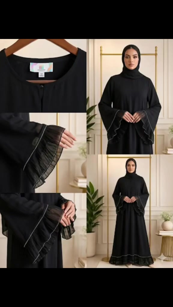 جمال العبايه وتفاصيل قطعه بستايلين عبايه أو فستان 
در النجف للعبائة 
***********
25 الف فقط فقط اخر قطعتين
