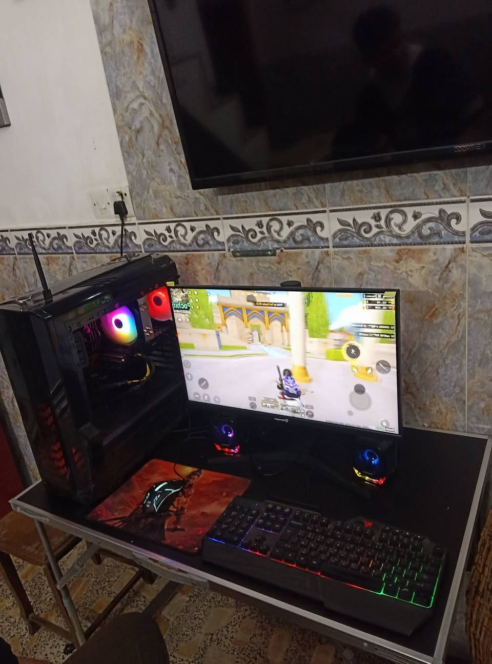 سلام عليكم كيمنك تجميعه دسكتوب انتل 7جيل 6موصفات قويه وسلاسه بلازمه بعده بل كارتون صارله يوم واحد 180هرتز السعر 800وبيه مجال مكاني بغداد***********
